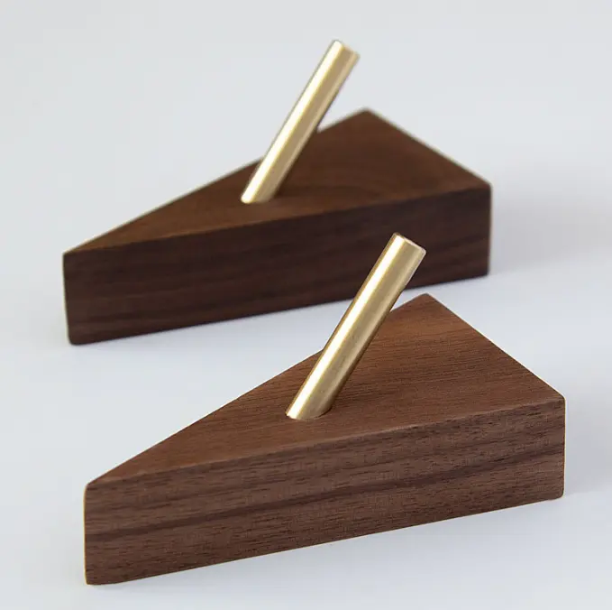 Wooden wall mounted rustic wooden hooks hang bathroom towel hangers