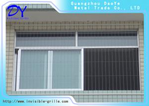 Wholesale Modern Safe Window Invisible Grille Anodizing 2.0mm 3.0mm Aluminium Rail Track from china suppliers