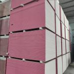 Indoor 9.5 Mm Gypsum Board , Fireproof Gypsum Wallboard 1220mm X 2440mm