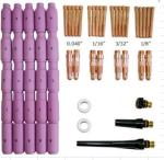 Welding Gun Parts Tig Consumables Kits 58PK High Durability For WP 17 18 26