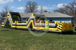 Guangzhou manufacturer inflatable slide inflatable obstacle course for kids