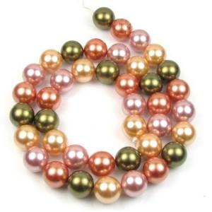 Wholesale DIY Handmade 10mm Round Multicolor Shell Pearl Beads Strand on Sale from china suppliers