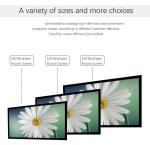 Projection 3D Fixed Frame Screen Aluminum Material Coated Easy Cleaning