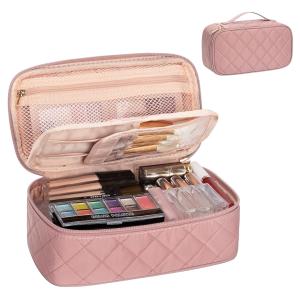 Wholesale Portable Pink Cute Small Makeup Brush Organizer Custom Travel Bag With Compartment from china suppliers