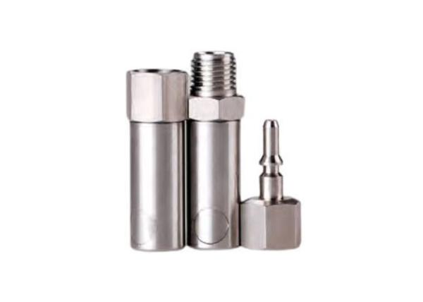 Semi Automatic Type Hydraulic Quick Coupling 304 Stainless Steel Press Button