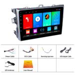 Capacitive Screen Phonelink Android Car Stereo Radio Player For Toyota Corolla