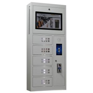 Wholesale 5V / 2.1A Multi Plug Cell Phone Storage Cabinet Touch Ads Screen Hotel Use from china suppliers
