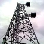 Q345 / Q235 3 Legged Tubular Steel Tower / Lattice Steel Towers ANSI/TIA-222-G