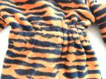 100% polyester tiger soft coral fleece baby bathrobe