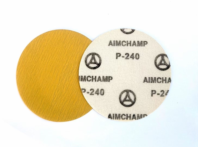 Golden Disc Automotive Sanding Disc Sandpaper Disc Yellow Hook And Loop