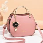 Trendy Single Shoulder Women's Handbag with Cat Pendant and Zipper Closure