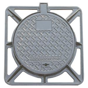 Wholesale C250 Sewer Inspection Cover Heavy Duty Chamber Lid For Sewage from china suppliers