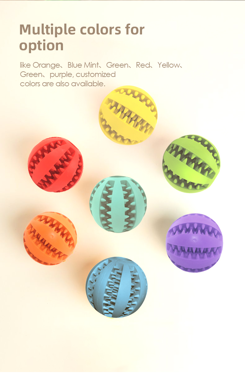 Dog Toy Pet BallHiding Food Puzzle Bite Interactive Chewfor Sustainable