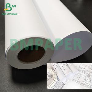 Wholesale 20LB 914mm*50m White Ink Absorption Engineering Bond Paper For CAD Drawing from china suppliers
