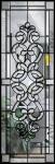 Fashion Tempered Decorative Glass Panels Wood Grain Clear Tinted Black Patina