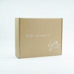 Personalised Paper Tone Box Cardboard Custom Logo Packaging Cosmetics Clothing