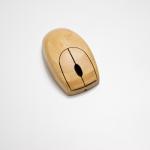 Bamboo Wireless Optical Mouse, Fashionable Natural Wooden Wood Mice with USB
