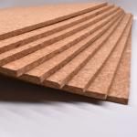 Antiskid Wood Natural Cork Sheets 4.8mm Cork Flooring Sound Absorption 1000pcs
