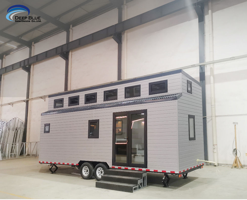 Prefab Modular Home Luxury Prefabricated Mobile Tiny House On Wheels A Good Option For Caravan/RV Park