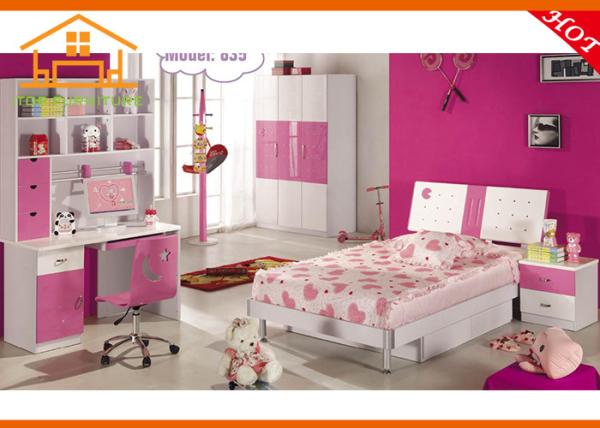 bedroom furniture set kids wood hdf children bedroom sets modern girls bedroom