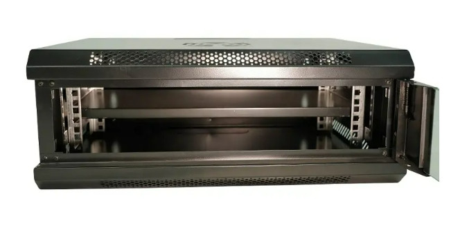 Streamlined Steel Network Rack With Tool Free Installation Easy Organization