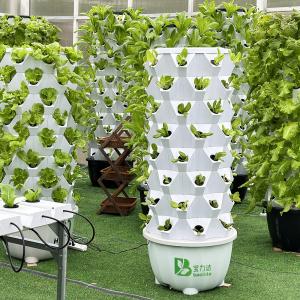 Wholesale 80 Plant Holes Hydroponic Plant Tower With 1-23 Hours Timing from china suppliers