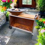 Outdoor Stainless Steel BBQ Grill Assembly Required Yes Rusted Steel