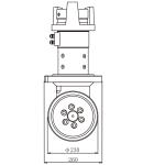 138MM Radius Excitation Motor Vertical Drive Wheel Unit
