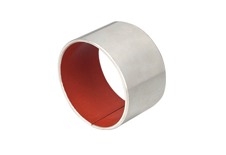 Steel Bronze Red Polymer Plain Bearings Split Bushes Tin / Copper Made To Order