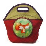 Vintage Floral Lunch Bag For Women,Portable Travel Picnic Food Bag Gourmet