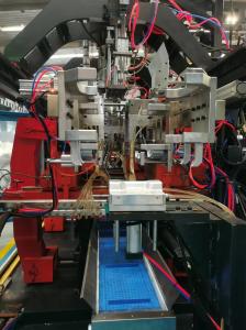 Wholesale Double Layer Cosmetic Bottle Production Automatic Extrusion Blow Molding Machine Precise from china suppliers