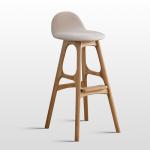 White Classic Cafe Bar Stools Weight Capacity 400 Lbs Velvet Bar Chairs Japanese