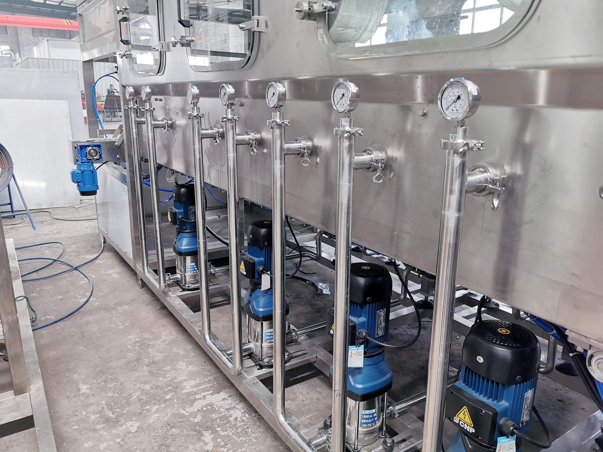 ISO 3KW 600BPH Automatic Pet Bottle Water Filling Machine 6 Gallon