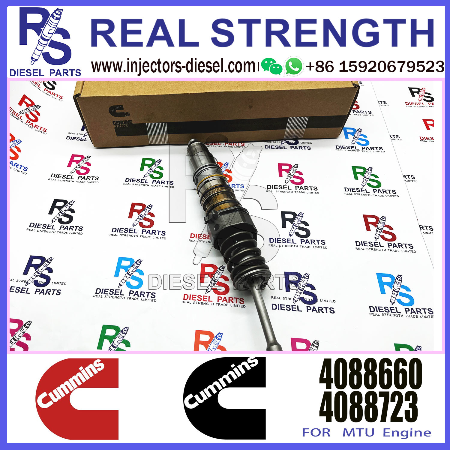 Engine Part Fuel Injector 4010346 4062569 4088301 4088725 4062568 4088723 4030346 4088660