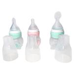 BPA Free Newborn Teething Toys Milk Bottle Medium Flow Customized