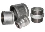 ISO 49 Standard Malleable Iron Threaded Fittings , Iron Water Pipe Fittings 1/8"