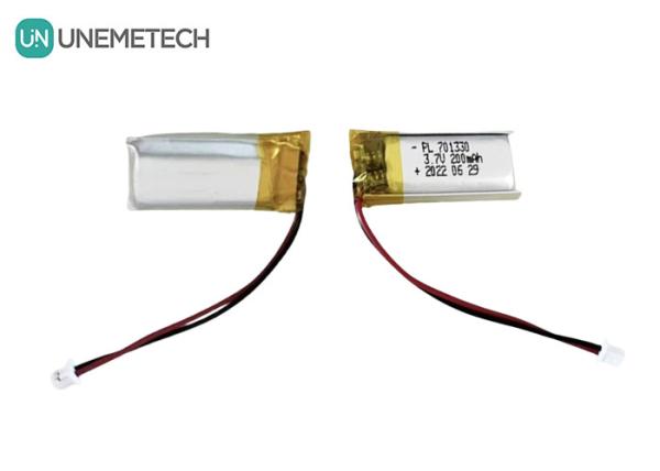 3.7V 200mAh Single Cell Lithium Polymer Battery 701330 Pouch Battery for