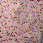 Flower Digital Cotton Printed Spandex Stretch Chiffon Fabric 54*58