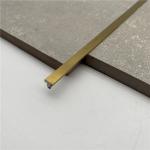 Size 8mm 10mm 15mm 20mm T Shape Gold Or Silver Colour Metal Tile Trim