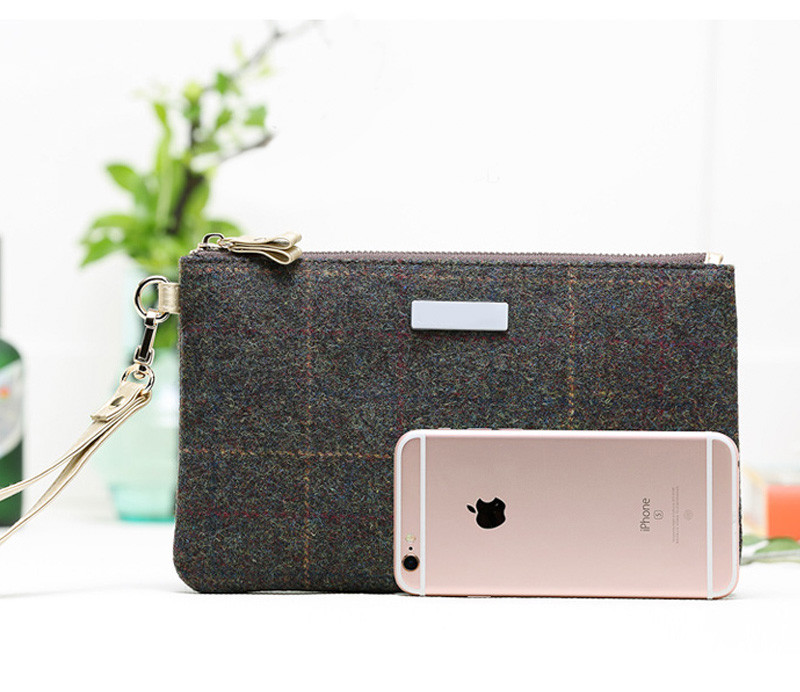 Zipper Polyester Waterproof Portable Cosmetic Bag