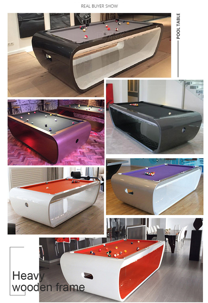 Modern Style Nine Ball Pool Table Villa Club Home Billiard Table