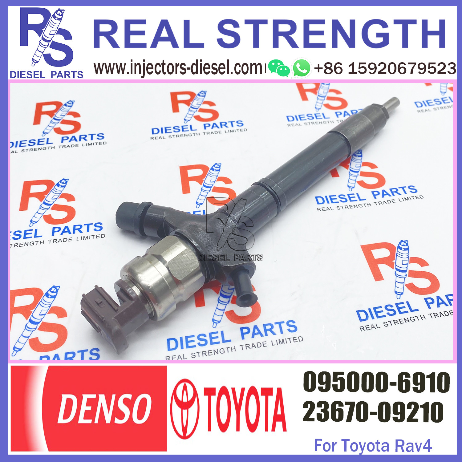 Common rail fuel injector 095000-6230 095000-7640 095000-7280 095000-6910 For TOYOTA 23670-0R170 23670-09140