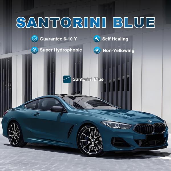 Santorini Blue High Quality Color Paint Protection Film Self Healing Air Release
