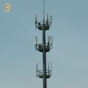 Wholesale Galvanized GR50 Telecommunication Post For Wireless Internet from china suppliers