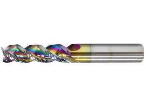 Wholesale Three Flutes Coating Aluminum End Mills / Tungsten Carbide End Mill Cutter from china suppliers