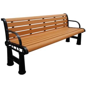 Wholesale Powder Coating Patio Outdoor Recycled Plastic Benches With Cast Iron Ends from china suppliers