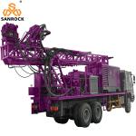 Truck Mounted Water Well Drill Rig With Mud Pump 500m Hydraulic Water Well