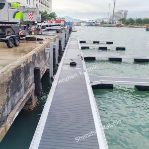 Wholesale Marine Aluminum Dock Gangways Floating Dock Ramp Floating Dock Platform from china suppliers