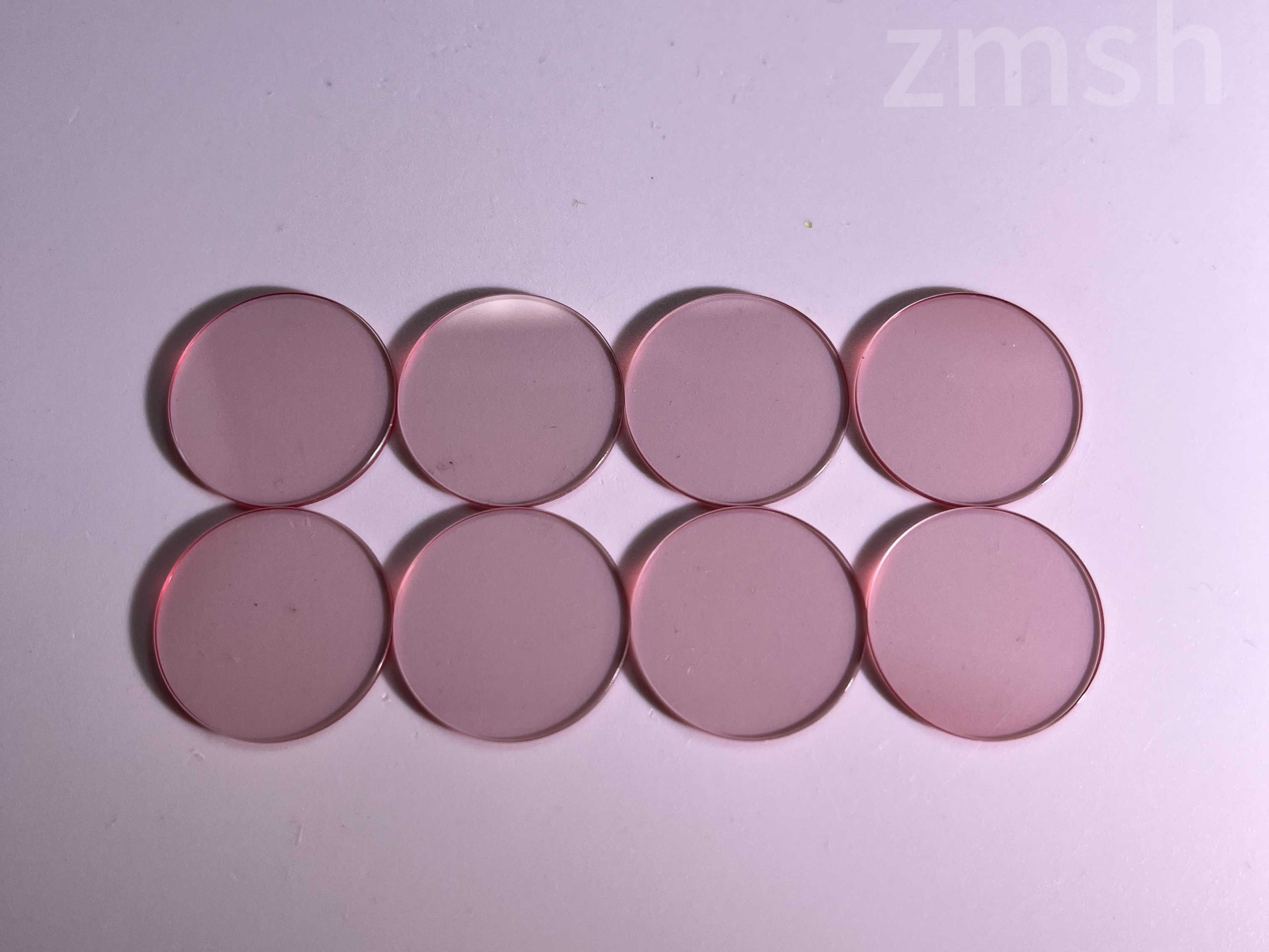 Sapphire Optical Window Al2O3 Window Dia 45mm Thickness 10mm High Performance Customized