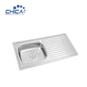 Wholesale CH91545 Single Bowl Sink Stainless Steel Kitchen Sink Press Kitchen Sink from china suppliers